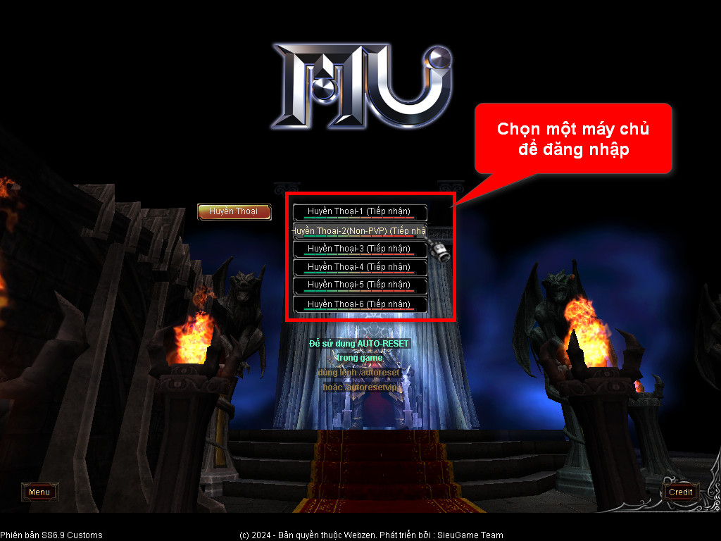 Chức năng chính của Game MU Nam Bắc Chức năng chính của Game MU Nam Bắc