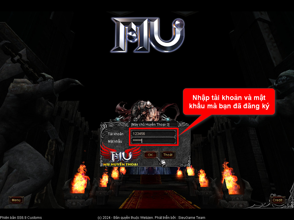 Chức năng chính của Game MU Nam Bắc Chức năng chính của Game MU Nam Bắc