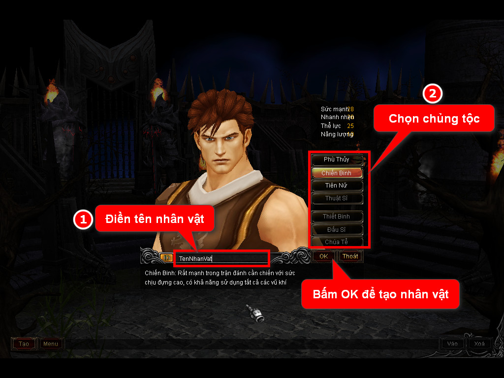 Chức năng chính của Game MU Nam Bắc Chức năng chính của Game MU Nam Bắc